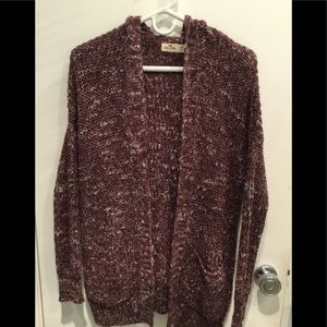 Hollister California Knit Hooded Sweater